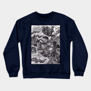 Last Stand Against The Bug Eyed Creeps Crewneck Sweatshirt